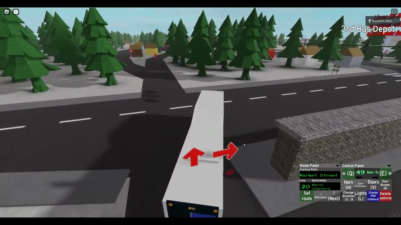 Bus line 20 | Roblox (Urbanmove Narvu EPV)