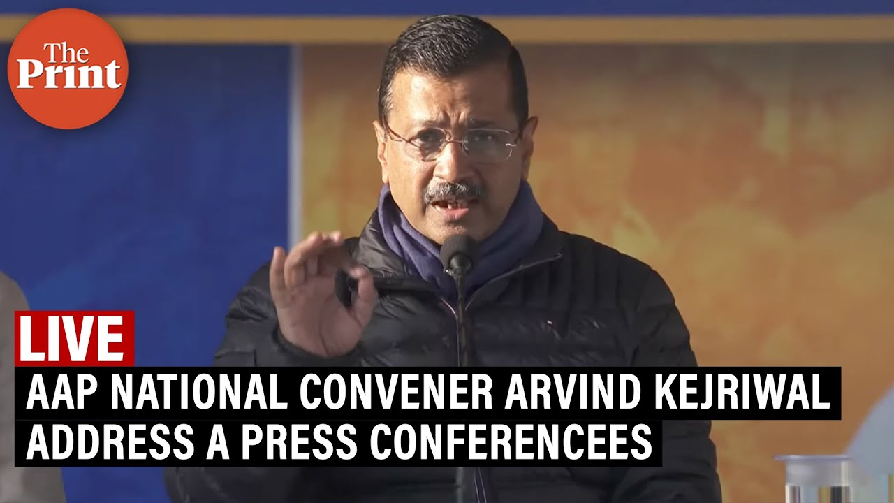 LIVE: AAP National Convener Arvind Kejriwal Address a Press Conferencees