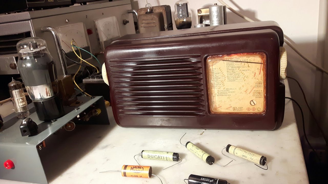 #248 RADIO D'EPOCA: RESTAURO CONDENSATORI A CARTA
