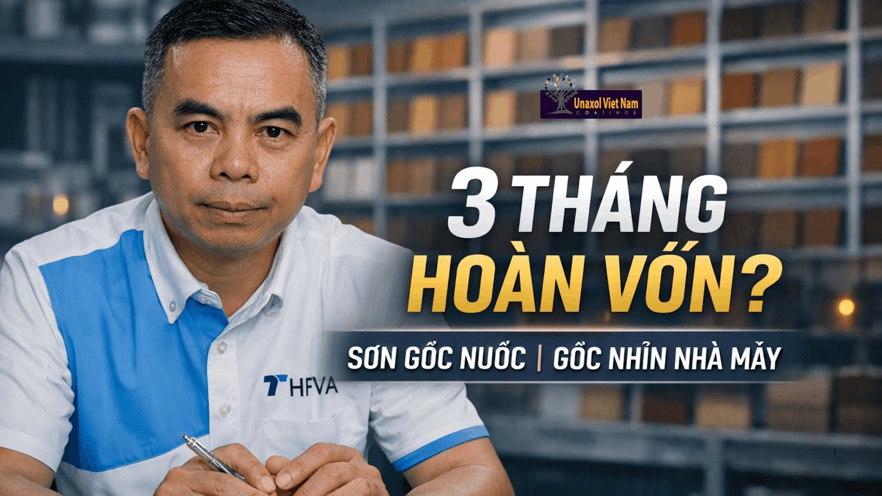 Bài Toán “3 Tháng Hoàn Vốn” Khi Chuyển Sang Sơn Gốc Nước | Góc Nhìn Nhà Máy