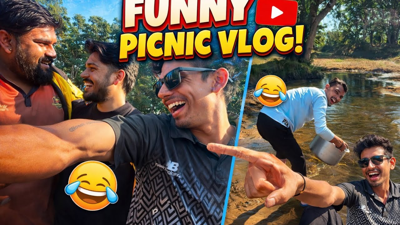 Funny picnic vlog😂🤩