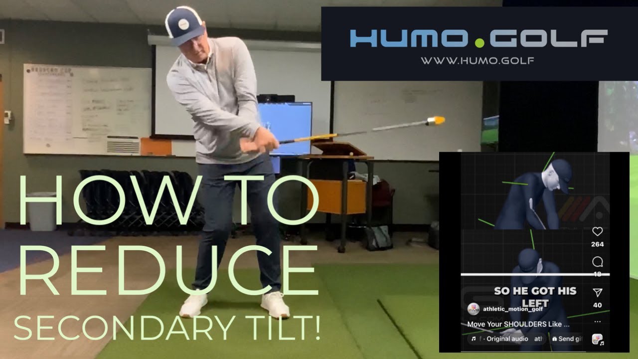 Too much secondary tilt? Lead shoulder to High through impact? Here is the Fix!