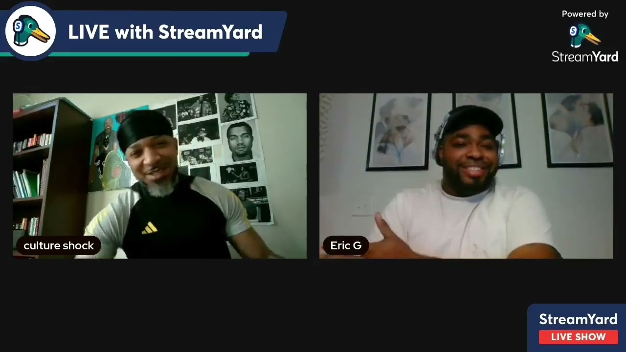 Dope 1 On 1 Convo, With ERIC G!!! Positive Black Men !!!💪🏽💪🏽
