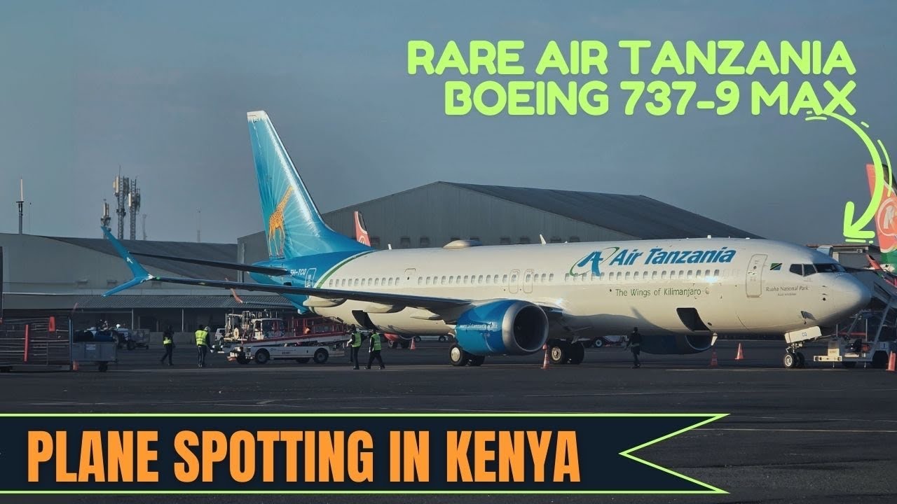 AWESOME plane spotting | Nairobi ft. Saudia, Magma Boeing 747 and Luftwaffe A350