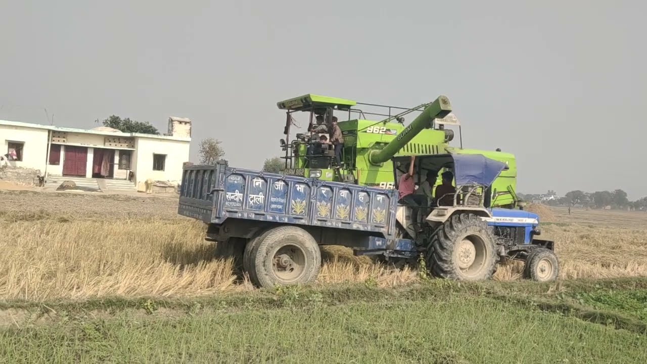Gurm 962 horvester book now 9554305424 #agriculture #farming #viral  best combine #harvest 2026 