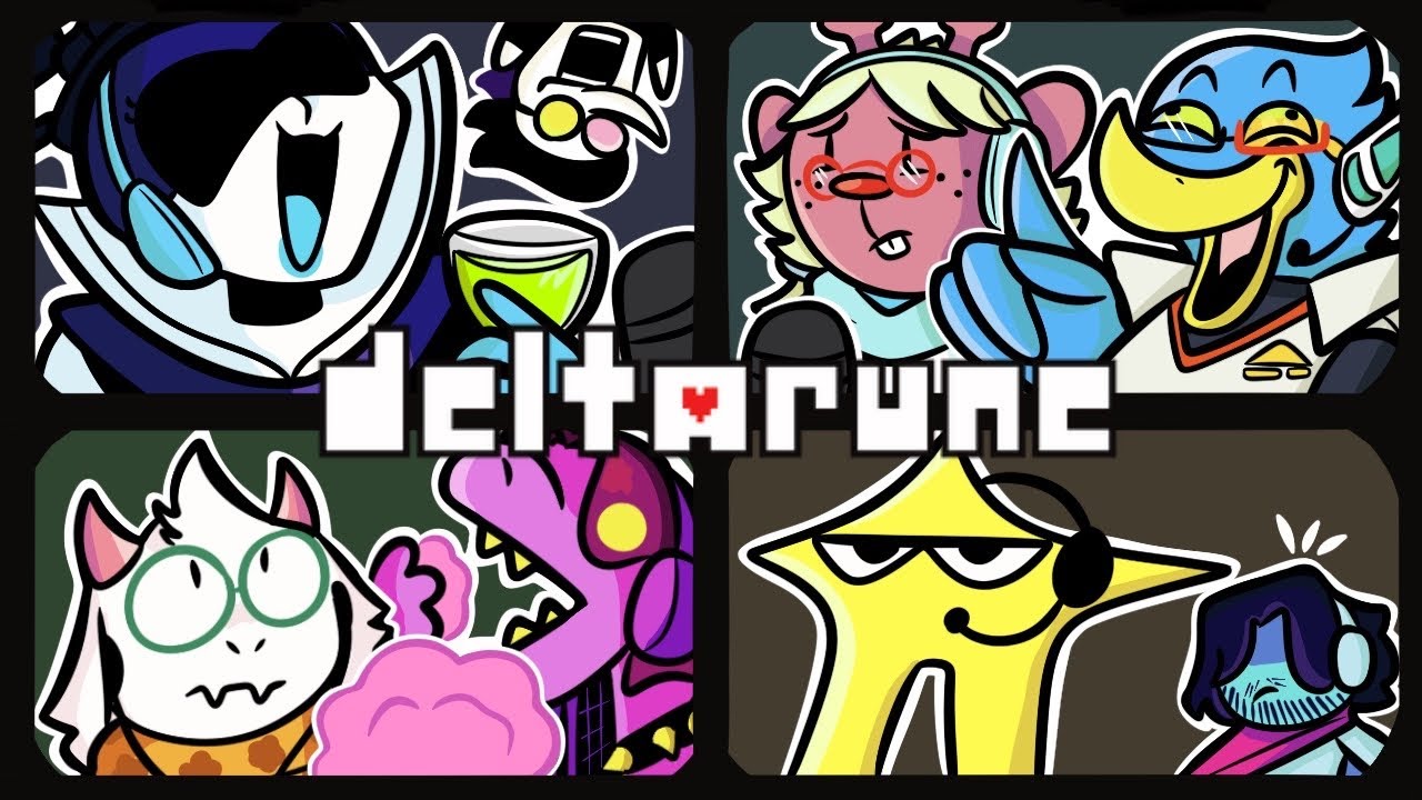 DELTARUNE CHAPTER 2 but my friends are voice actors 