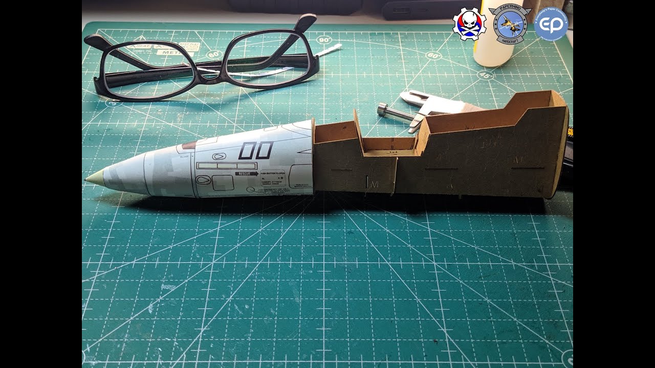 Halinski F/A-18C 'VMFA-314 Black Knights' - Nose [종이모형 / Paper model / Kartonowy model]