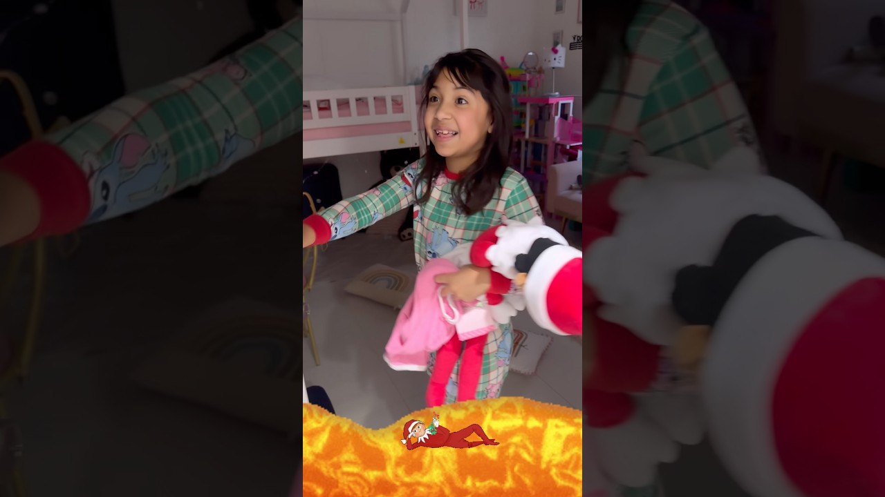 The Floor is Lava 🔥#elfontheshelf