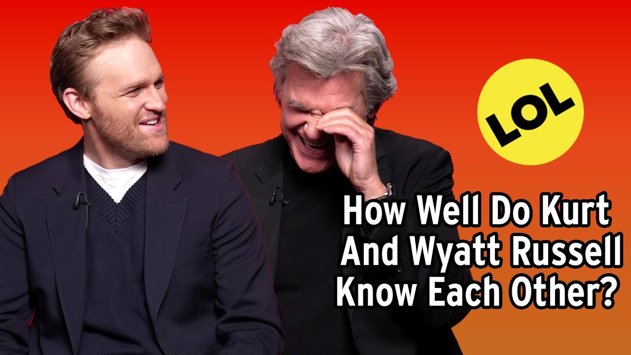 Kurt Russell and Wyatt Russell Play Know or No | How Well Do They Know Each Other?