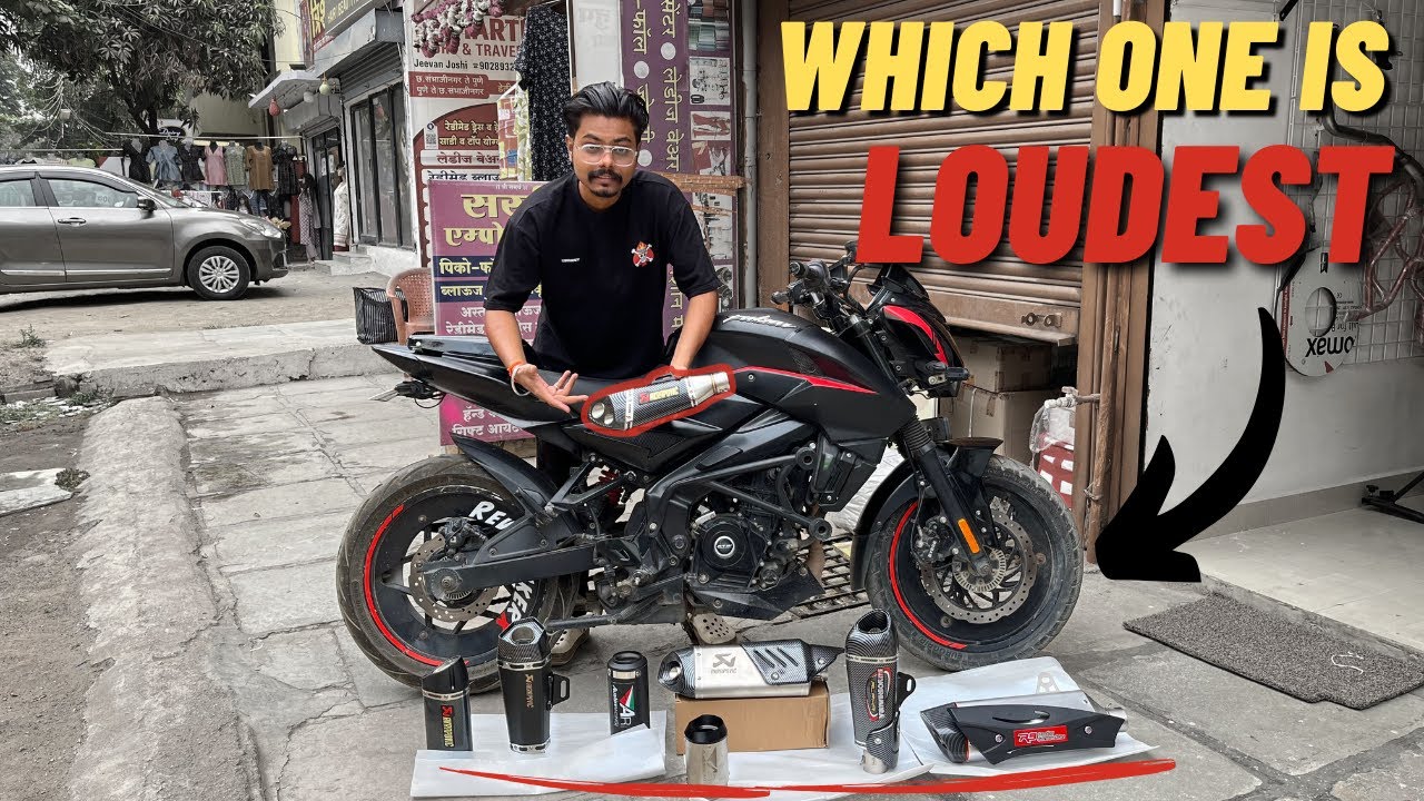 Best Exhaust For NS 200🔥| Which one is Loudest🥵|@Who Fkn PD