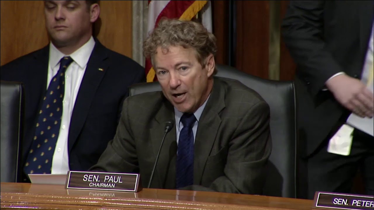 Sen. Rand Paul's Opening Statement at War Powers Hearing - June 6, 2018