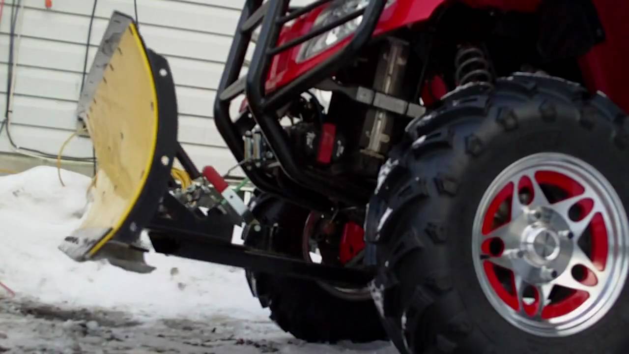 arctic cat 550h1 plow hook up
