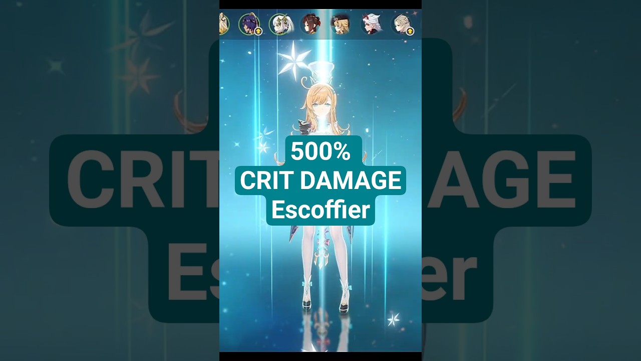 500% CRIT DAMAGE Escoffier