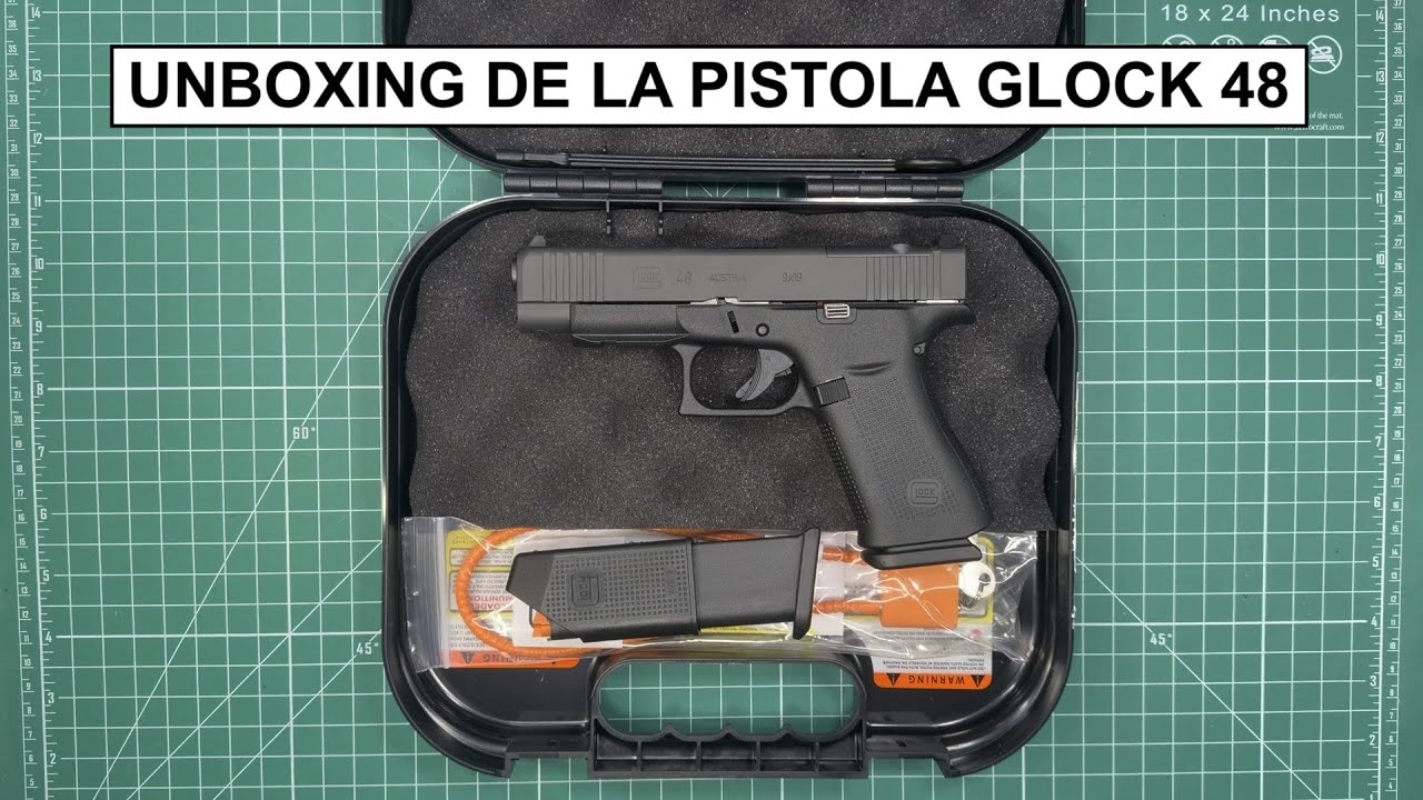 Pistola Glock 48, Unboxing en Español. #armas #viral #militares #policias #subscribers
