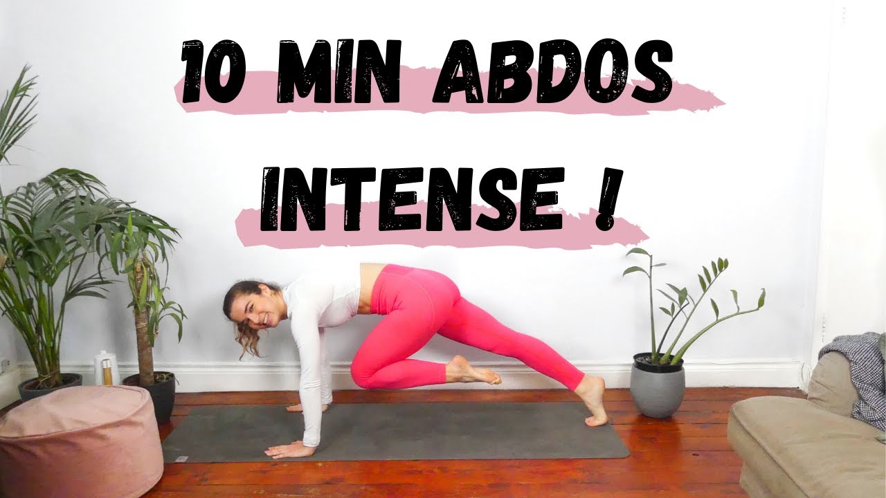 10MIN ABDOS - ENTRAINEMENT INTENSE | abs burner - abdos dessinés en 10min, brule graisse
