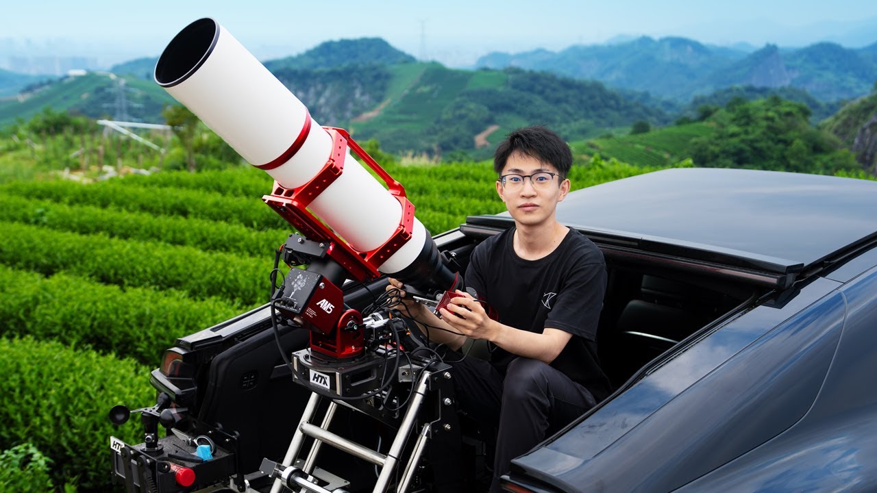 【何同學】為了拍到最美的星雲，我們做了一個移動天文台