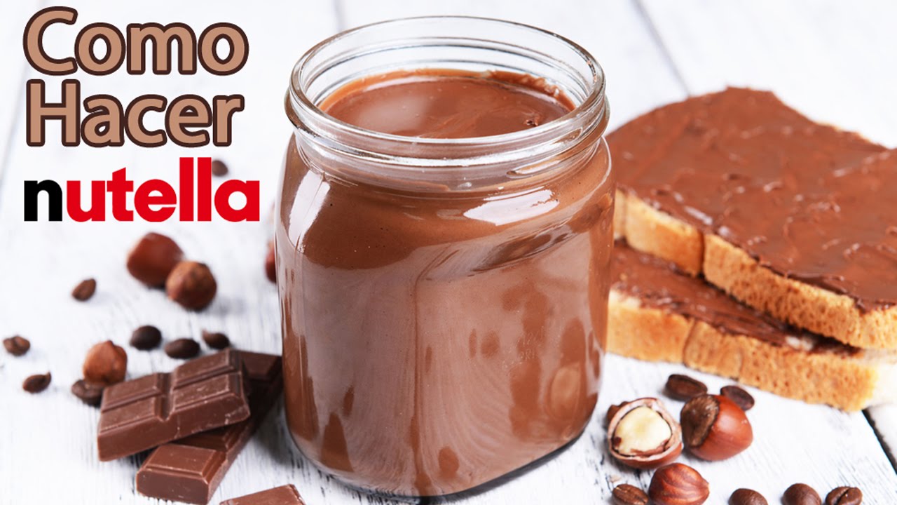 Como Hacer Nutella, Facilisimo, Riquisimo y Natural