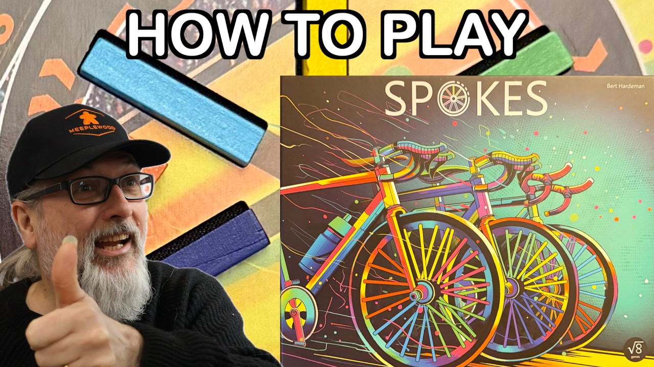 How to Play | Spokes | The Cycle Racing Board Game | Bert Hardeman | Radical 8 Games