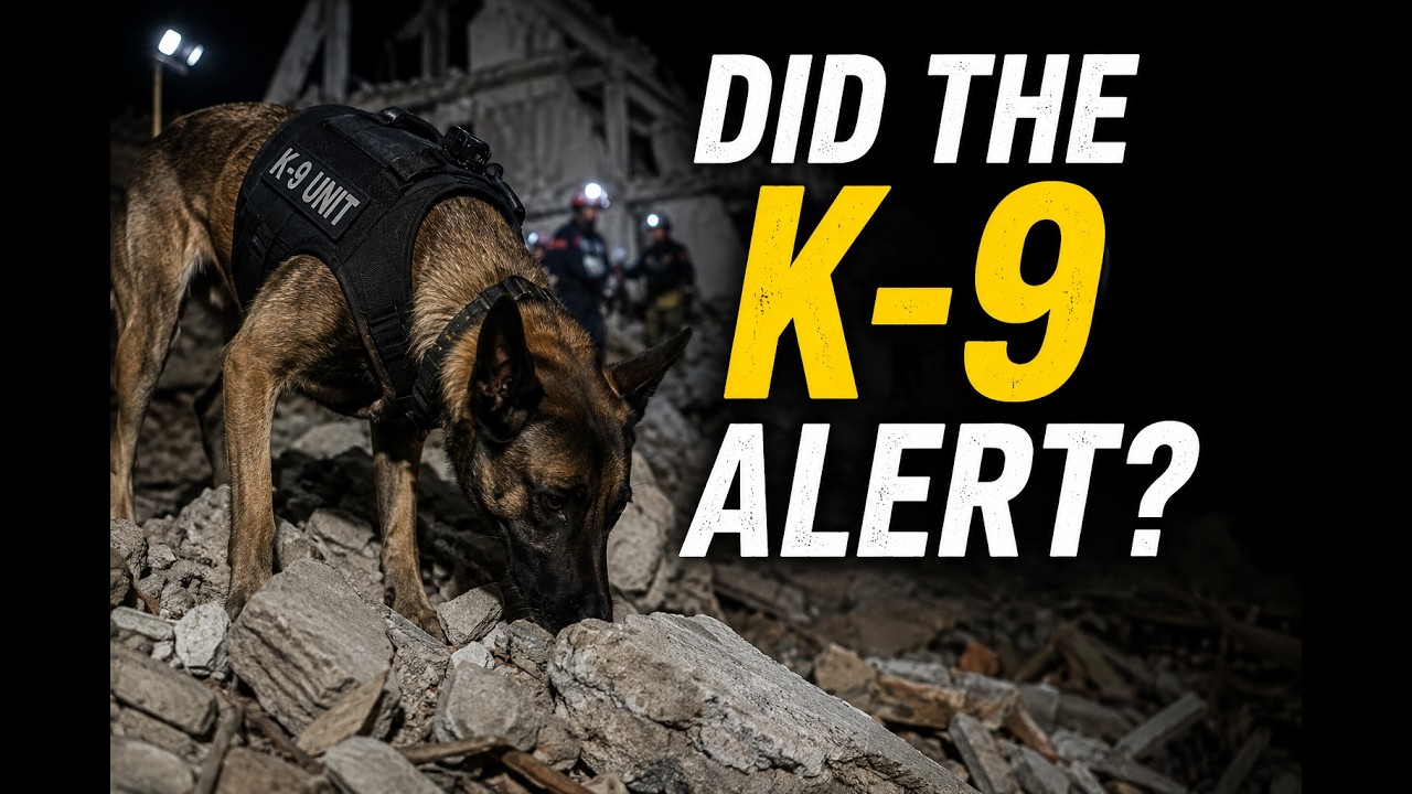 Did the K9 Find a Survivor Under the Rubble?