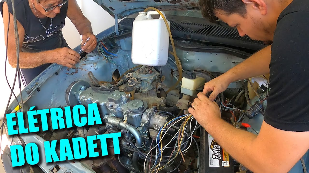 FIZEMOS A ELÉTRICA DO KADETT ABANDONADO, DEU CERTO?