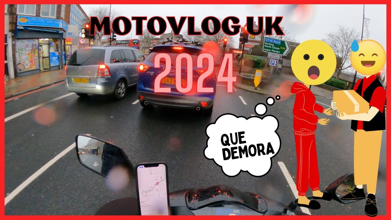 BUSY TIME! Começando o ano de 2024 com MUITO TRABALHO | #delivery #londres #motoboy