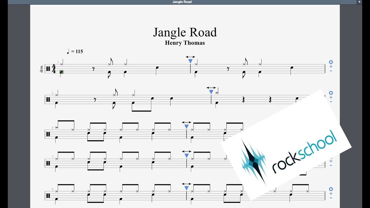 Jangle Road Rockschool Grade 1 Drums