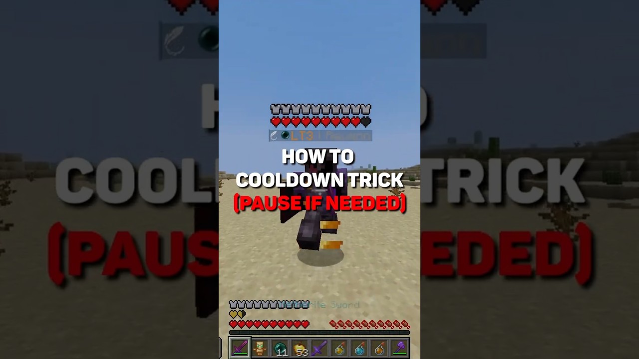 SMP Guide #3  | Cooldown Trick Explained #smp #minecraft #pvp