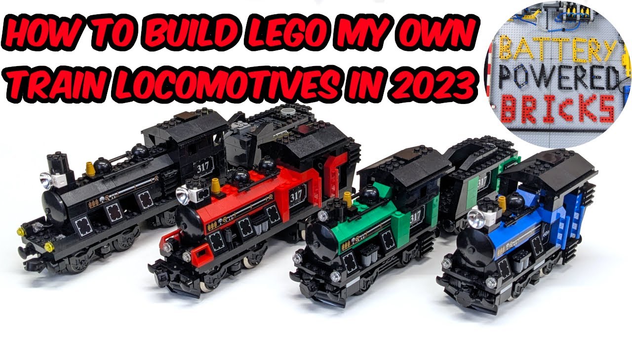 How to build Lego My Own Train Locomotives in 2023