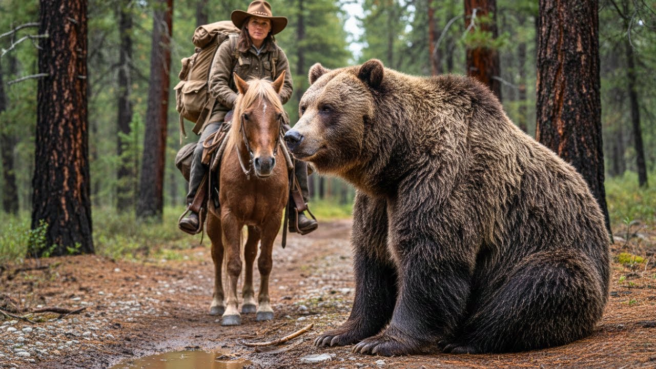Bear Stopped Mountain Woman's Horse and Refused to Move — Where Bear Led Her Will Shock You