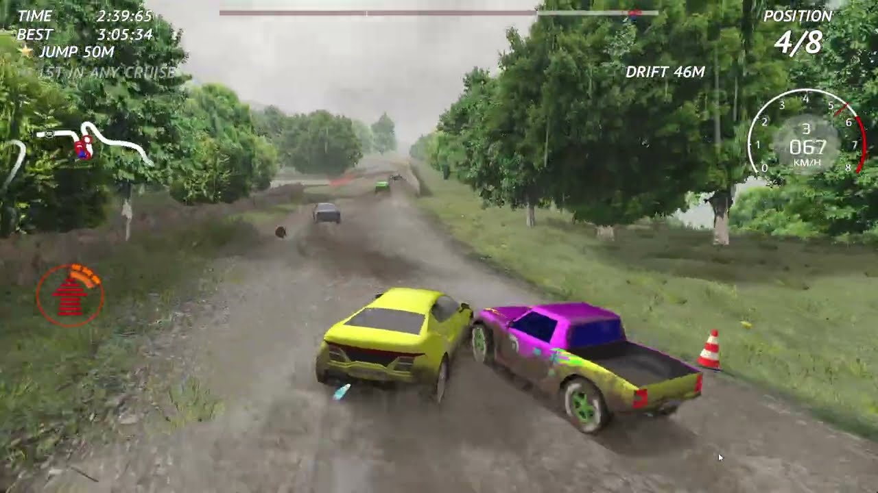 #rallyfury  Fury   Extreme Racing green fields track 2 reverse 4th position  #agent_at #gaming