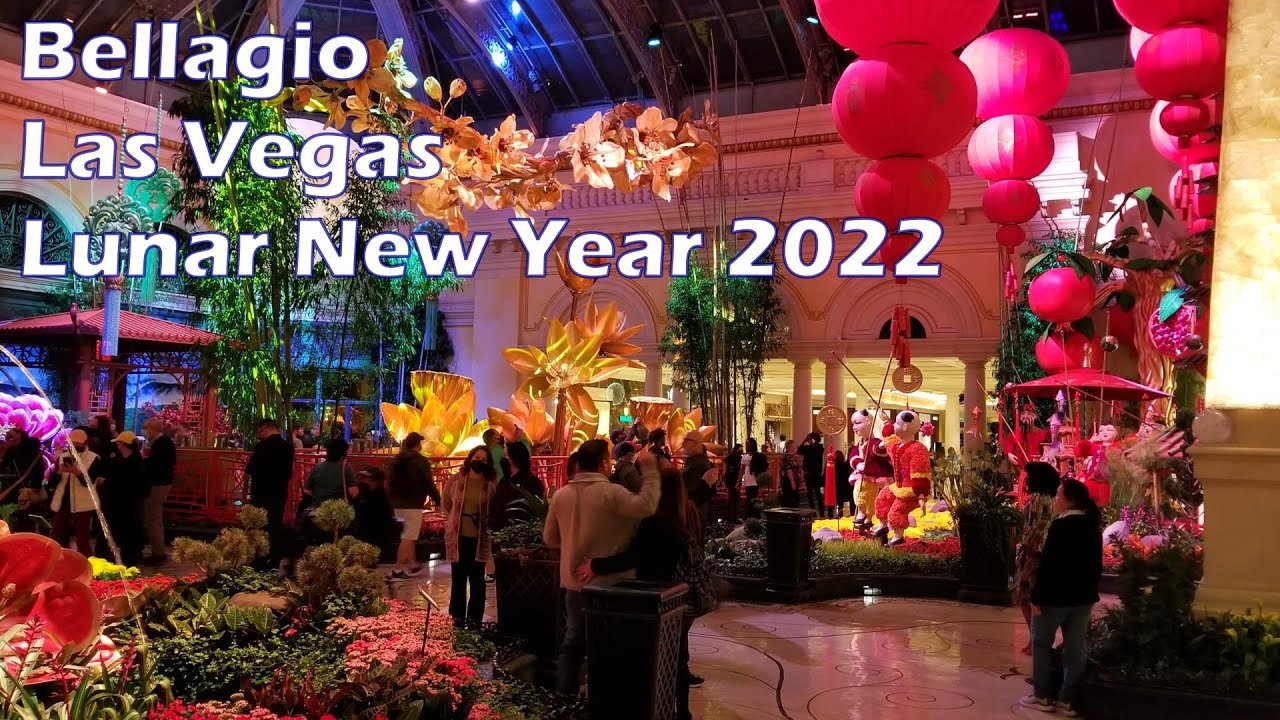 BELLAGIO HOTEL LAS VEGAS | LUNAR NEW YEAR 2022 AT THE CONSERVATORY | YEAR OF THE TIGER 2022