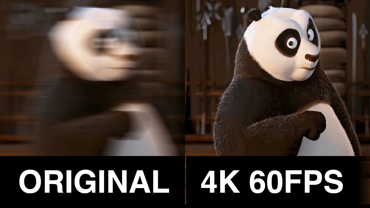 I Upscaled Kung Fu Panda (2008) To 4K 60FPS Using Artificial Intelligence & The Results are Incredib