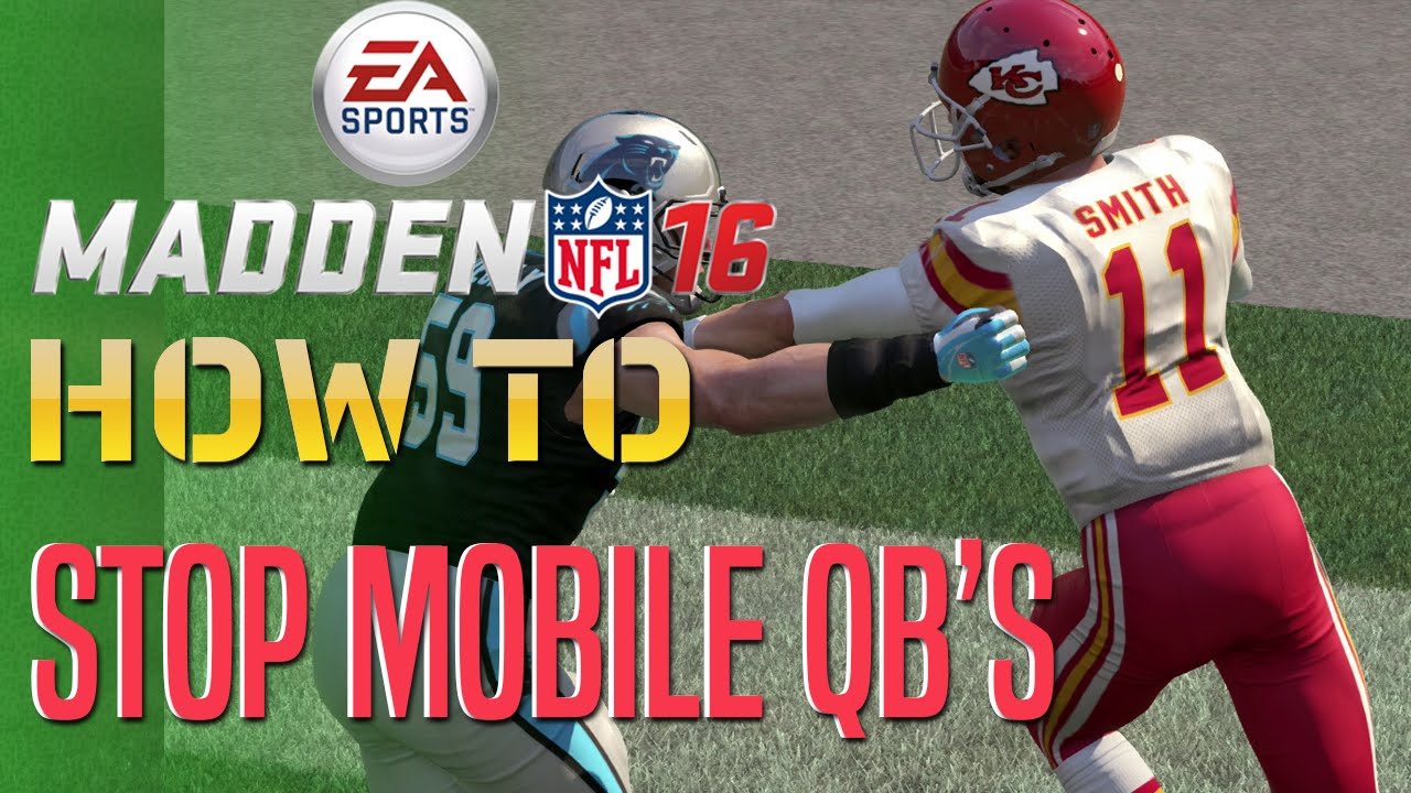 Madden 16 Tips  -  3 Ways To Stop Mobile QB's!