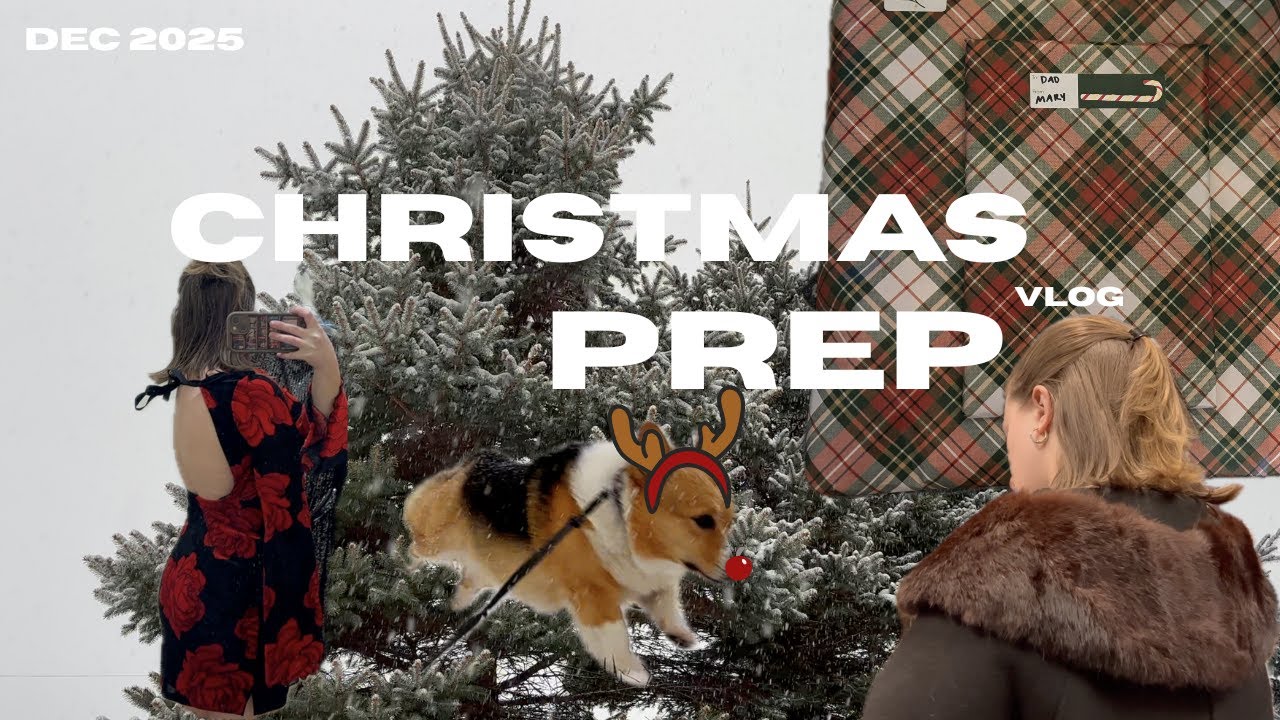 preparing for the holidays | what I'm gifting, wrapping presents, thrifting & cozy reads