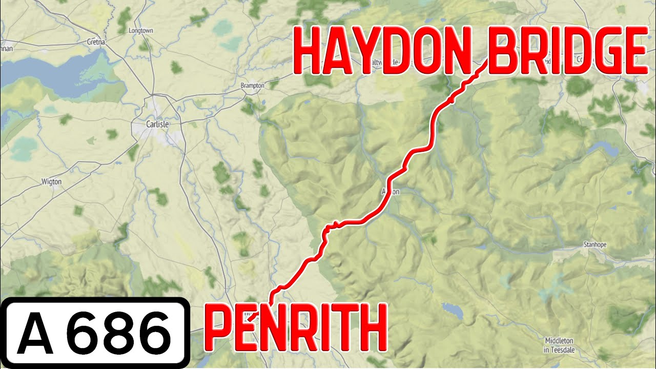 England Road Tours - A686 Penrith to Haydon Bridge