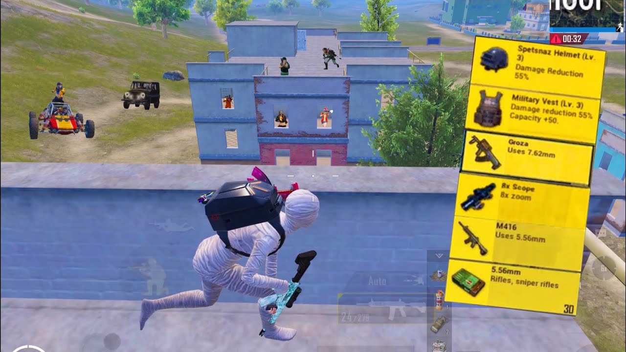 BEST RUSH IN APARTMENTS WITH DEADLY LOOT🔥GROZA + M416 | PUBG Mobile