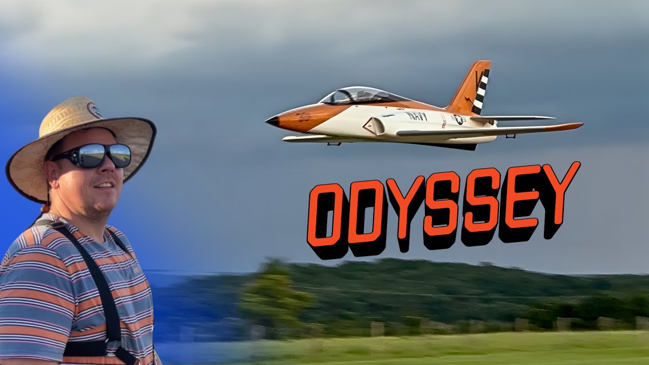 Esse é o novo aeromodelo JATO do Fred! Odyssey - Top RC Model 🚀