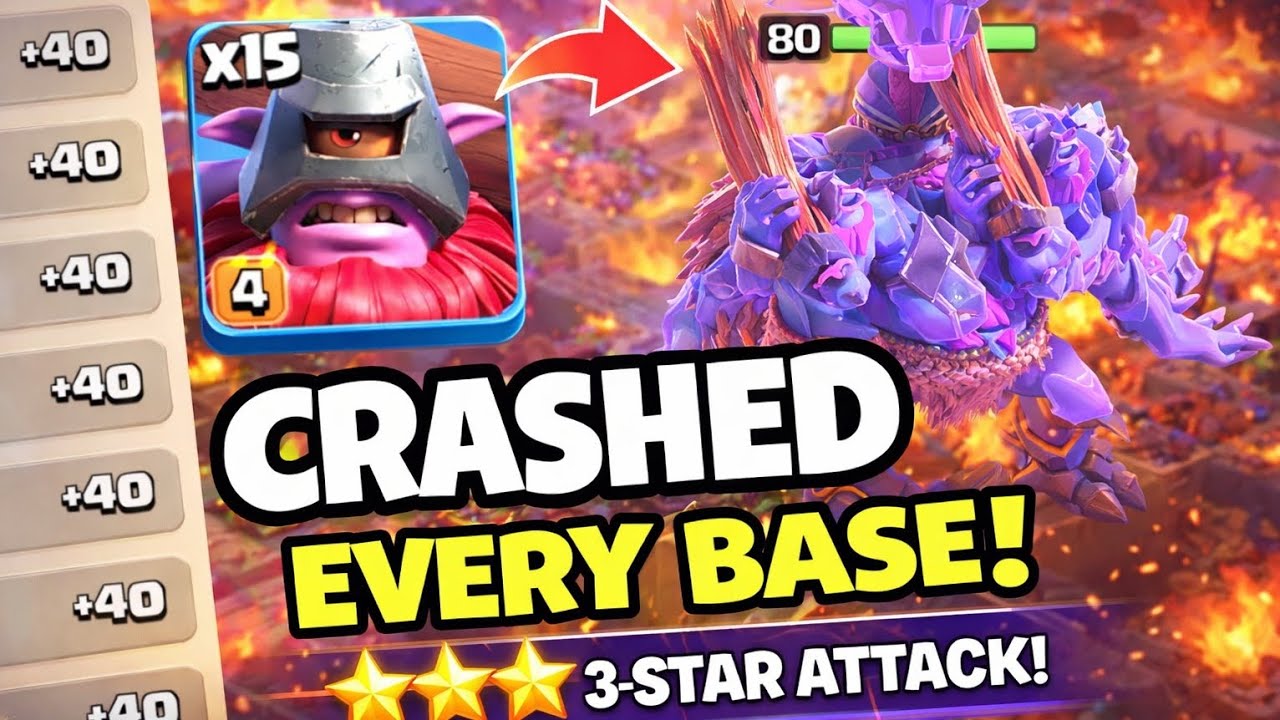Best Rank Battle Attack Strategy TH18 | x15Throwers Easy 320 in Legend League | Clash ofclans