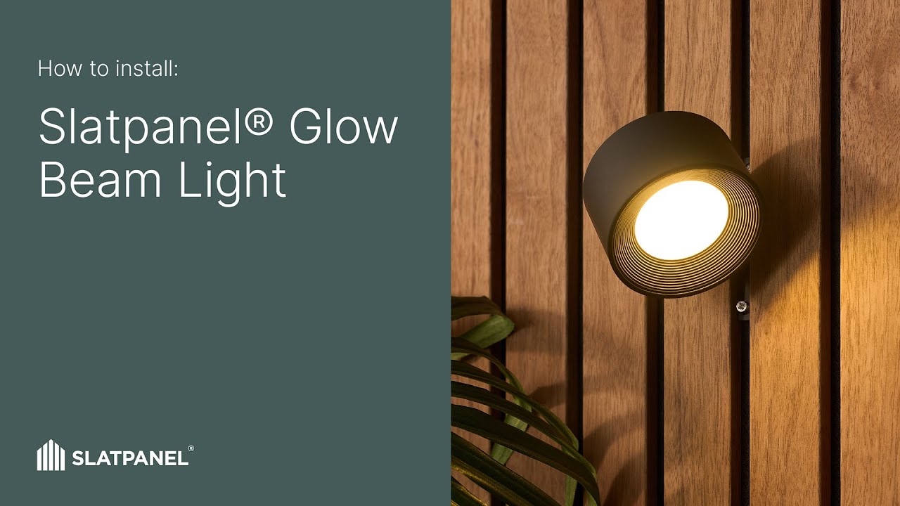Slatpanel® Glow Beam Light Installation video
