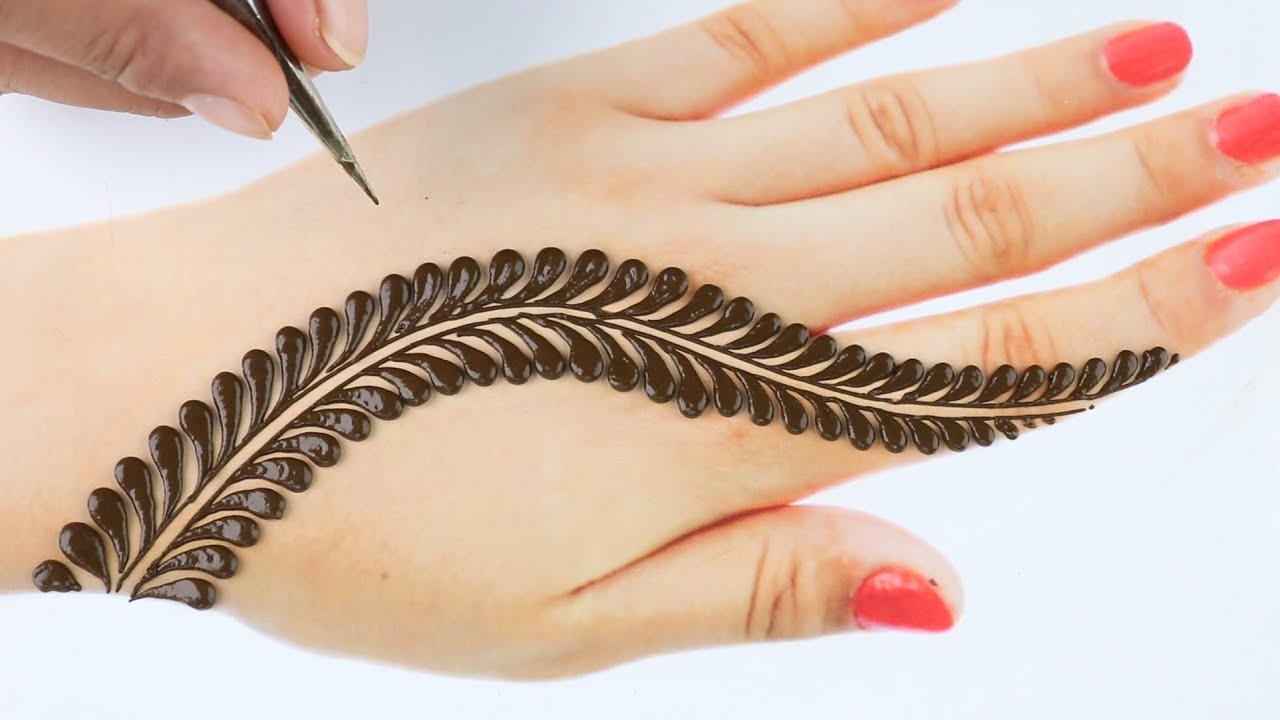 Arabic Mehndi design for hands | Simple Easy Mehandi design | Mehandi designs | Just Mehndi