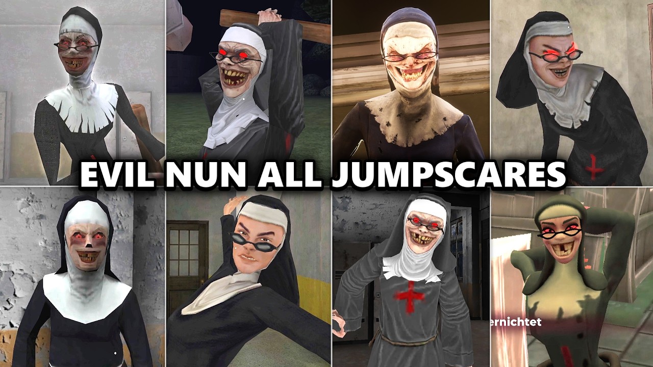 All Evil Nun Games - All Jumpscares