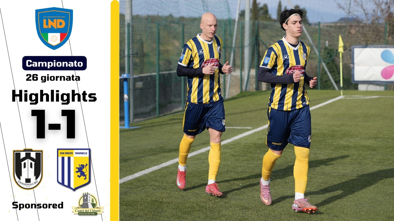 Le azioni salienti di Vvivialtotevere Sansepolcro - San Donato Tavarnelle: 1-1