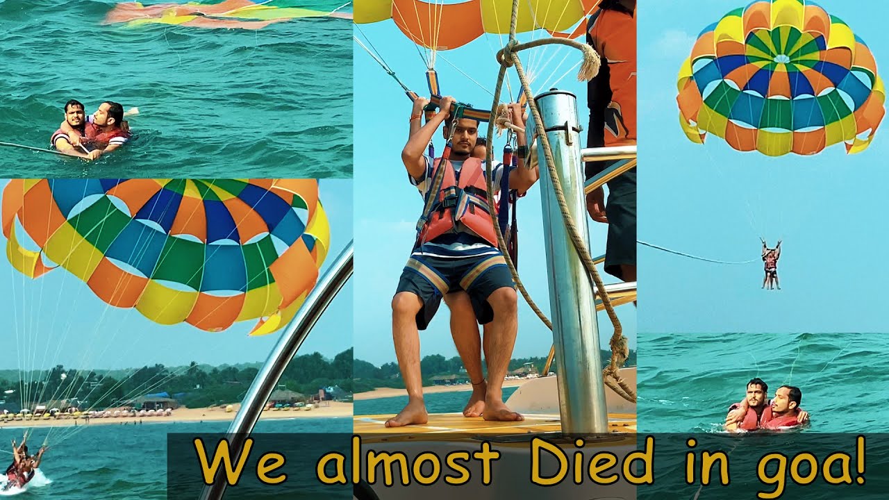 We almost died in Goa's Most EPIC and SCARIEST parasailing experience!