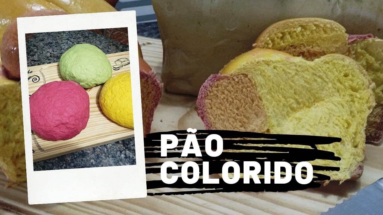 Pão Colorido de Cenoura , Beterraba e Ora-Pro-Nobis