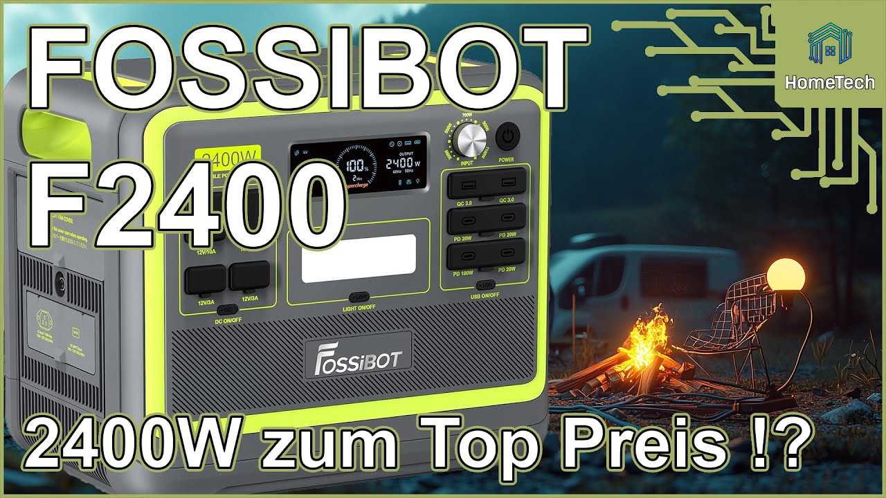Fossibot F2400 / Powerstation - Alles was du wissen musst - Test & Review #geekbuying #fossibot