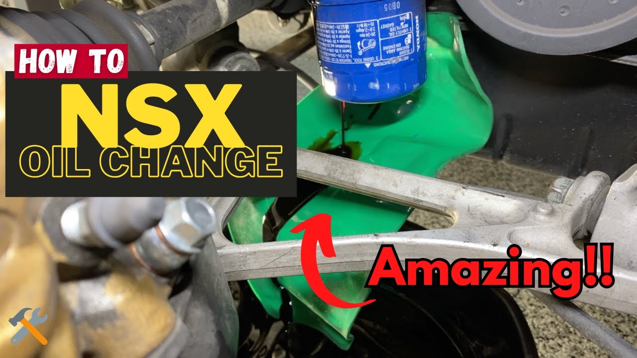 How to do an Oil Change on your NSX | Full DIY | 1991-2005