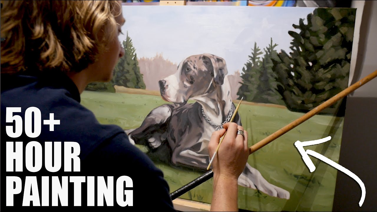 My Biggest Commissioned Painting! (Why I love Oil Painting)