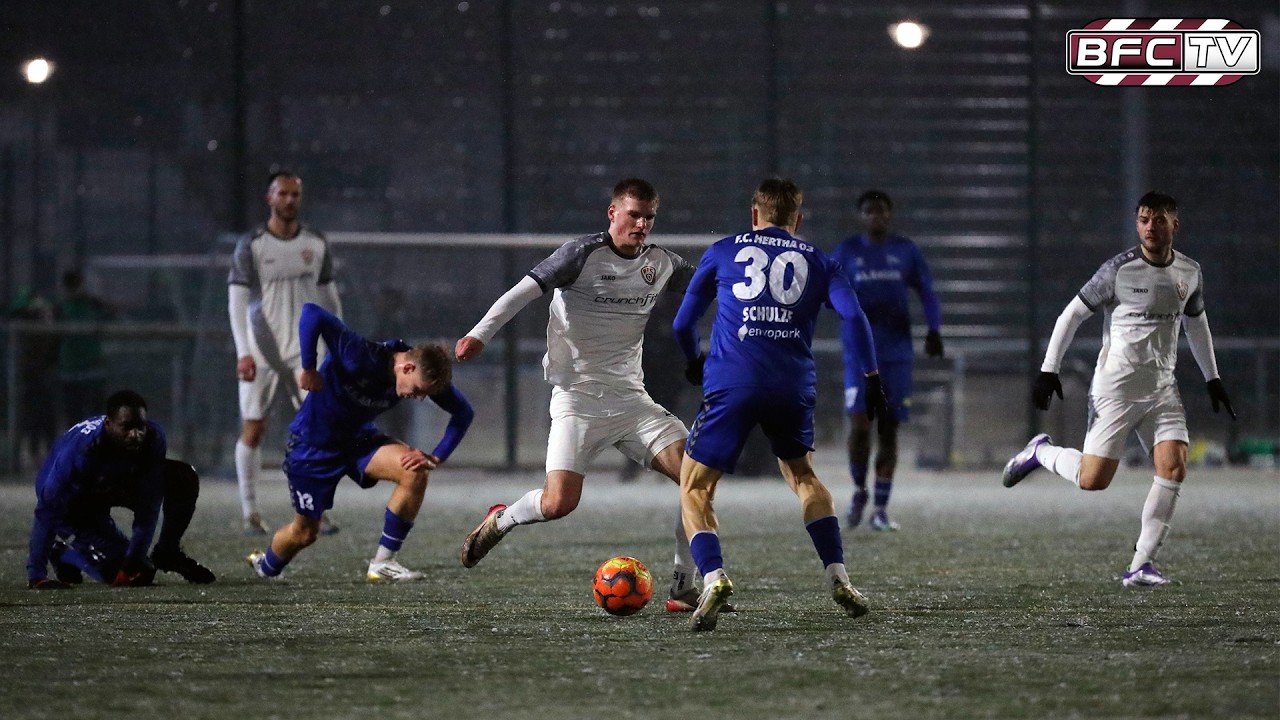Remis im Test gegen Hertha 03 Zehlendorf: 2:2 nach torloser erster Hälfte