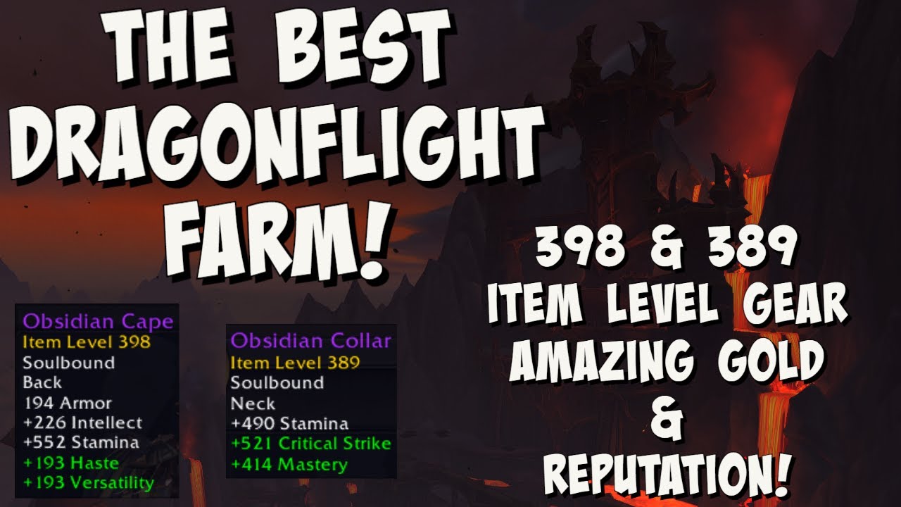 How to get Item level 398 gear with the BEST Farm in Dragonflight - Gear, Gold and Reputation