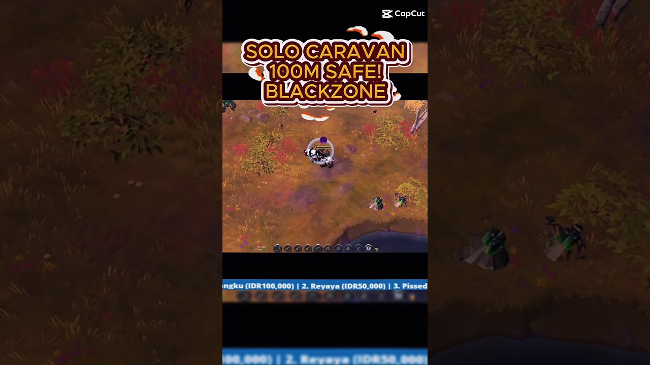 SOLO CARAVAN 100M SAFE FROM BLACKZONE #argiequest #albionguide #albiononline